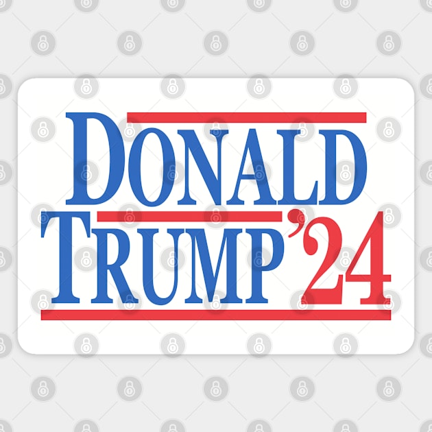 Donald Trump 2024 Magnet by Etopix